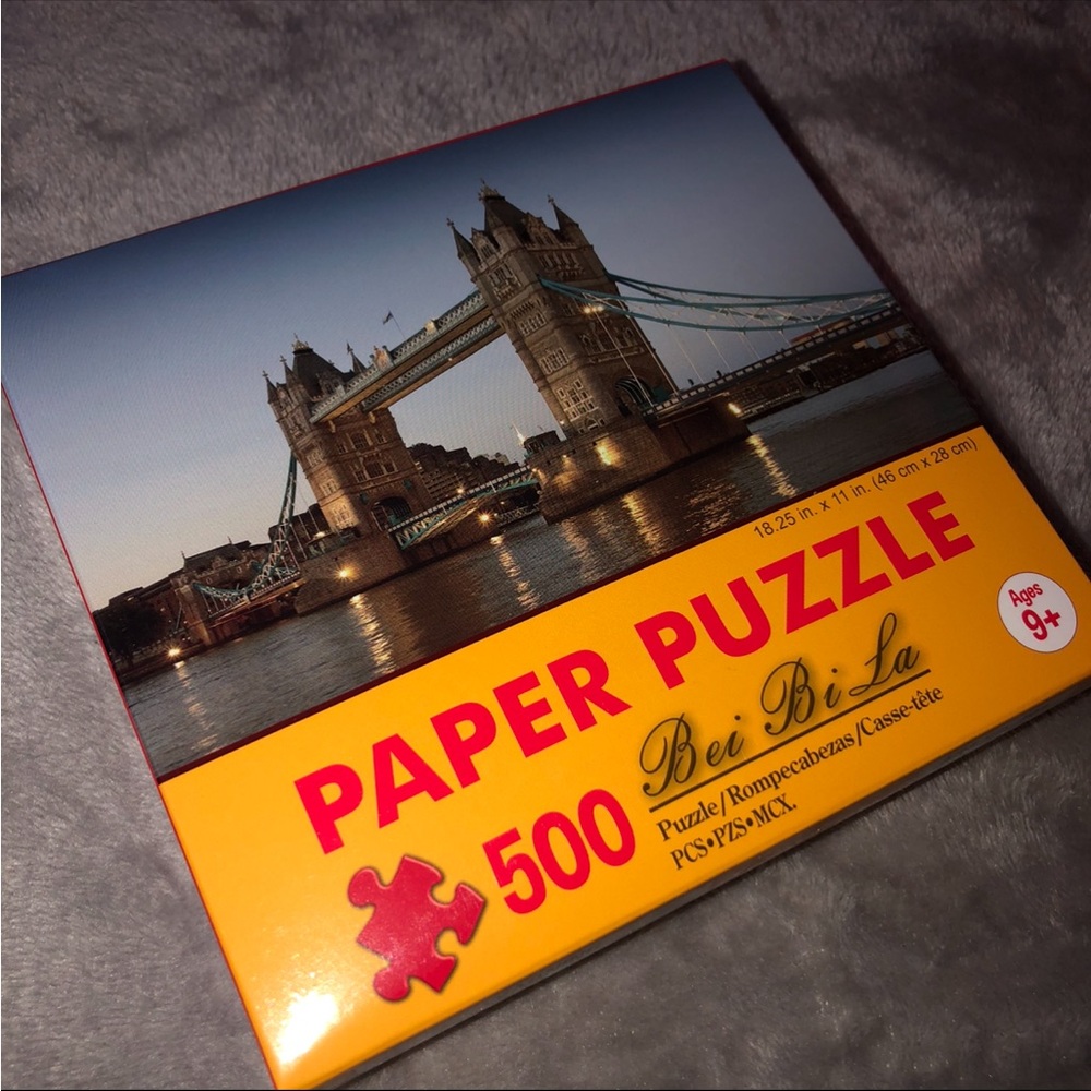 Bei Ba La 500 Piece Paper Puzzle/ London Tower Bridge view